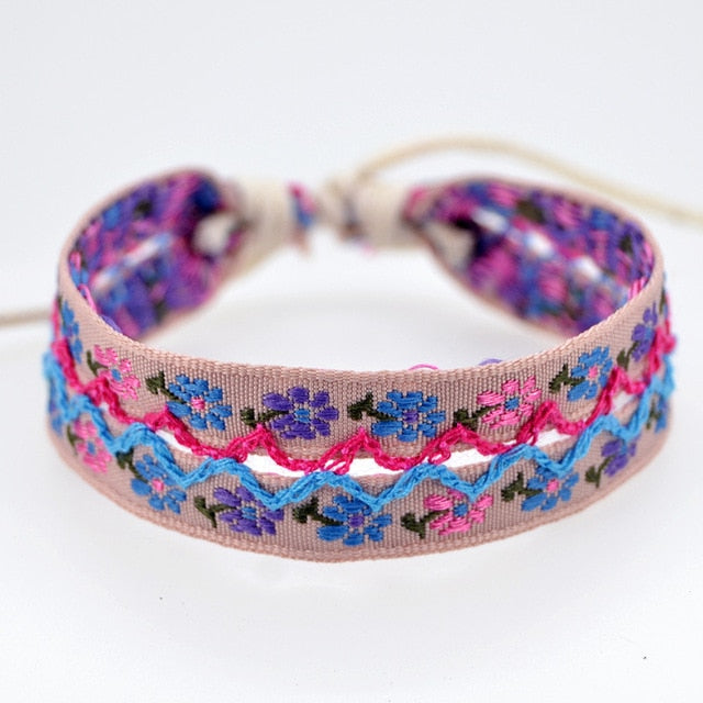 Bohemia Style Weave Rope Friendship Bracelets For Woman Men Cotton Handmade Charm Bracelet & Bangles Ethnic Jewelry Gifts
