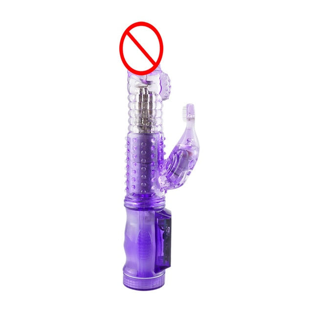 G Spot Dildo Rabbit Vibrator Masturbator Sex Toys for Women Vagina Clitoris Double Vibrator 10 Speeds Vagina Vibration sex toys