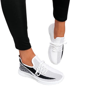 Adisputent  2020 New Fashion Women Sneakers Rainbow Color Mesh Vulcanize Shoes Leisure Shoes Summer Casual Ladies Shoes