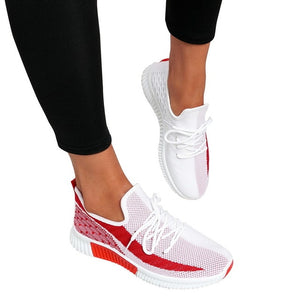 Adisputent  2020 New Fashion Women Sneakers Rainbow Color Mesh Vulcanize Shoes Leisure Shoes Summer Casual Ladies Shoes