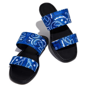 Puimentiua  Leopard Women Slipper Bow Sandal Summer Open Toe Platform Slide Ladies Fashion Hollow Light Slip On Sandals