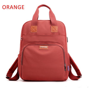 Litthing Waterproof Pink Laptop Backpack Female Fashion Girl Backpack 13-15.6 Inch Backpack Women Men Oxford Cloth Black Pink