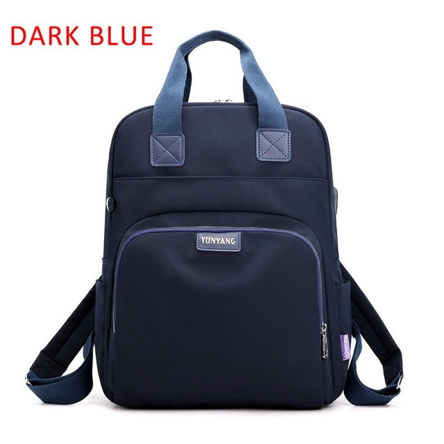 Litthing Waterproof Pink Laptop Backpack Female Fashion Girl Backpack 13-15.6 Inch Backpack Women Men Oxford Cloth Black Pink