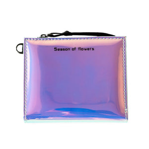 Fashion Small Wallet Women Short Wristlet Thin Purses Ladies Money Bag Korean Female Holographic Wallet 2020 Walet Slim Vallet