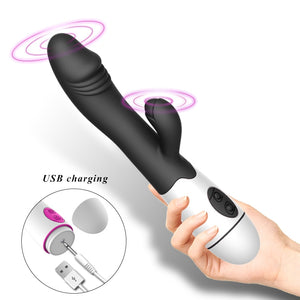 Rabbit Vibrator Female Vagina clitoris stimulator Realistic G spot Dildo Vibrator Magic Wand Sex Toys For Women erotic toys