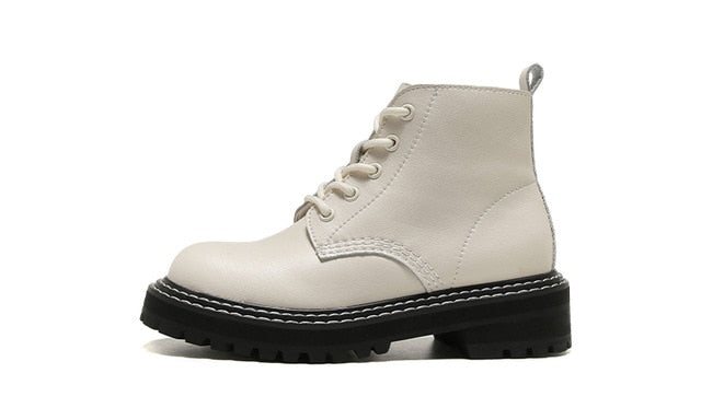Autumn Women Chelsea Boots Genuine Leather Ankle Boots for Women Casual  Motorcycle Shoes Winter Couple Shoes Zapatos Mujer
