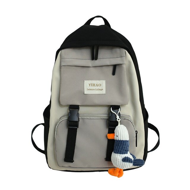 2020 New Backpack Women Multi Pocket Nylon Women Backpack School Bag For Teenage Shoulder Travel Bag Female Backpacks