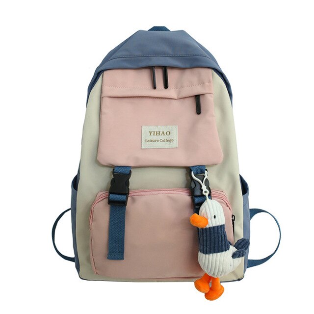2020 New Backpack Women Multi Pocket Nylon Women Backpack School Bag For Teenage Shoulder Travel Bag Female Backpacks