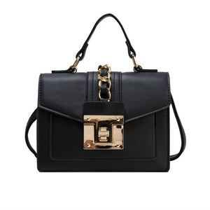 Handbag Fashion Small Shoulder Bags for Women 2020 PU Leather Crossbody Bag High Quality Ladies Hand Bag Chain Rivet Decoration