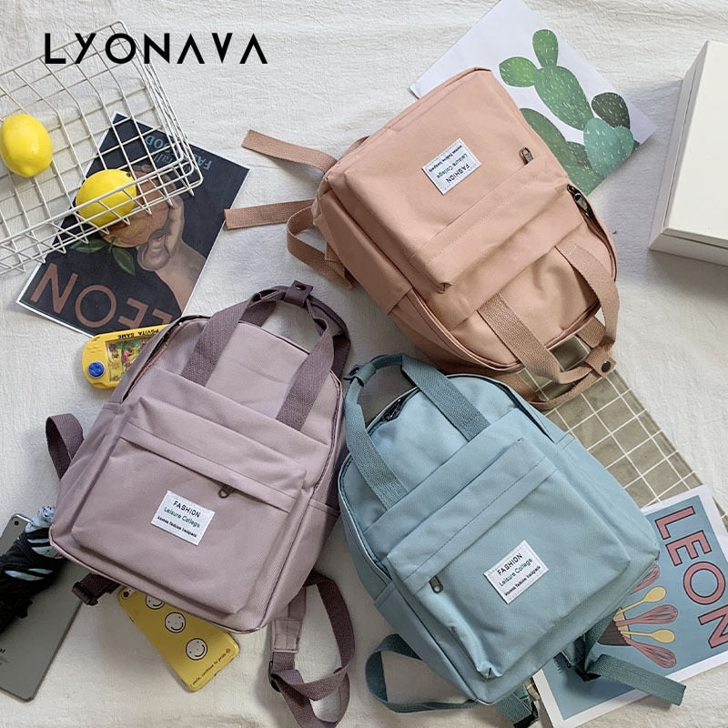 Women Backpack for Teenage Girls 2020 Summer New Fashion Female Casual School Students Shoulder Bags Sweet Travel Backpacks