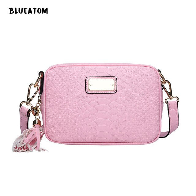 Brand Luxury Tassel Handbags and Purses Women Bags Designer Fashion Leather Zipper Shoulder Bags Crossbody Tote Bags for Women