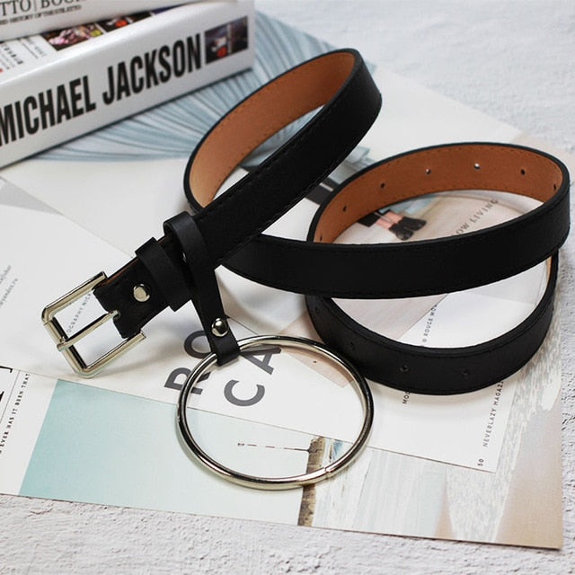 Women belt Fashion PU Leather Metal Heart Pin Buckle belt Party Dress Decor Waistband Women belt