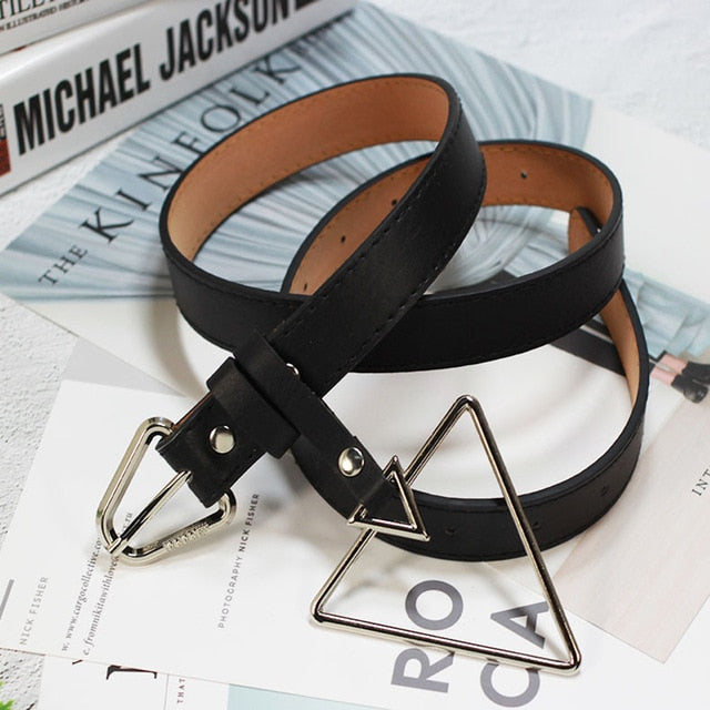 Women belt Fashion PU Leather Metal Heart Pin Buckle belt Party Dress Decor Waistband Women belt