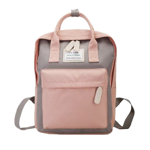Women Canvas Backpack Male Girls Laptop Shoulder Bag School Book Bags for Teens Casual Travel Knapsack Large Capacity Rucksack