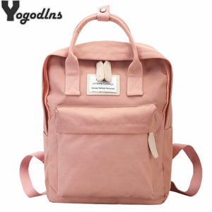 Women Canvas Backpack Male Girls Laptop Shoulder Bag School Book Bags for Teens Casual Travel Knapsack Large Capacity Rucksack